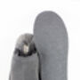 Snugtoes Mens Leather Slippers In Grey, thumbnail 5 of 6