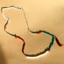 Colourful Bead Tassel Long Necklace, thumbnail 1 of 4