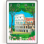 Rome, Italy Travel Print, Option To Personalise, thumbnail 1 of 3