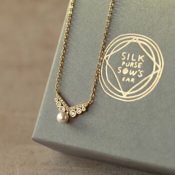 Antique Romantic Pearl Necklace, 6 of 10