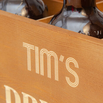 Personalised Drinks Caddy With Bottle Opener, 3 of 10