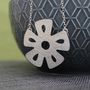Sterling Silver Watercolour Daisy Necklace, thumbnail 1 of 3