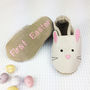 Personalised First Easter Rabbit Baby Shoes, thumbnail 4 of 9