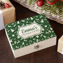 Personalised Christmas Eve Box With Festive Pattern, thumbnail 6 of 12