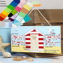 Personalised Family Beach Hut Canvas Sign, thumbnail 11 of 11