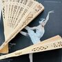 Personalised Crafted Wooden Hand Fan, thumbnail 2 of 8