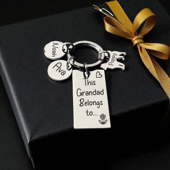 Personalised Modern Keyring Gift, 4 of 11