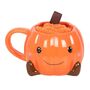 Cute Smiling Pumpkin Mug And Socks Set, thumbnail 3 of 3