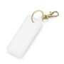 Personalised Saffiano Faux Leather Bag Charms Key Chain Keyring, thumbnail 5 of 7