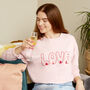 Love Wins Ladies Sweatshirt Jumper, thumbnail 1 of 7