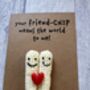 Chips Crochet Birthday Thank You Card Handmade, thumbnail 4 of 12