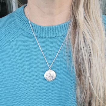 Personalised 18th Birthday One Pence Floral Locket Necklace, 4 of 12