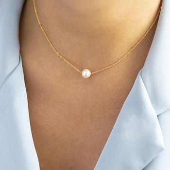 Floating Pearl Necklace, 4 of 8