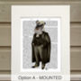 Schnauzer Lawyer, Book Print, Framed Or Unframed, thumbnail 2 of 6