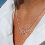 Shaded Aquamarine Fringe Necklace, thumbnail 1 of 5