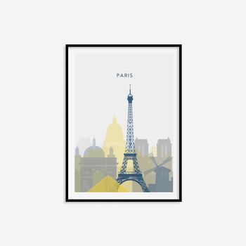 Minimalist Paris Travel Print, 5 of 8