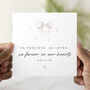 Personalised So Forever In Our Hearts Baby Loss Card, thumbnail 1 of 3