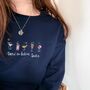 Festive Spritz Embroidered Christmas Jumper, thumbnail 1 of 5