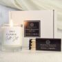 Wedding Gift Personalised Wedding Candle Gift Set, thumbnail 3 of 5