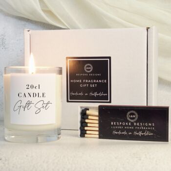 Wedding Gift Personalised Wedding Candle Gift Set, 3 of 5