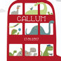 Dinosaur Bus Personalised Print For Children, thumbnail 3 of 6