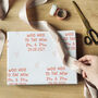 Personalised Woo Hoo Wedding Day Wrapping Paper, thumbnail 1 of 2