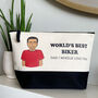 Personalised Worlds Best Dad Fathers Day Washbag, thumbnail 2 of 3