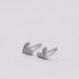 'I Like My Sister' Sterling Silver Crystal Heart Earrings, thumbnail 7 of 8