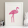 Personalised Flamingo Print, thumbnail 2 of 5