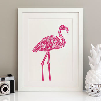 Personalised Flamingo Print, 2 of 5