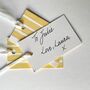 Striped Lemon Gift Tags, thumbnail 4 of 5