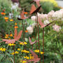 Birds And Insects Garden Feature Stake Handmade Large, thumbnail 3 of 6