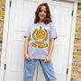 Deck The Halls Women's Christmas T Shirt In Grey, thumbnail 3 of 4