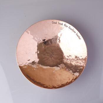 22nd Anniversary Gift, Personalised Copper Bowl, 3 of 10