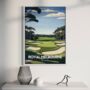 Royal Melbourne Golf Course Poster – Golf Wall Art Print | Gift For Golfers, Dad, Husband, Golf Gift For Him, Father's Day Gifts, thumbnail 1 of 2