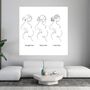 Custom Mothers New Baby Gift For Birthday Art Print, thumbnail 4 of 7