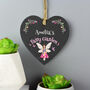 Personalised Fairy Garden Slate Heart, thumbnail 1 of 2