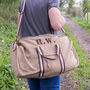 Personalised Canvas Holdall Bag, thumbnail 3 of 11