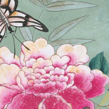 Bird, Butterfly And Florals Chinoiserie Giclée Print, 5 of 6