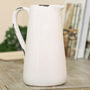 Country Flowers Ceramic Pitcher Jug Vase, thumbnail 6 of 10