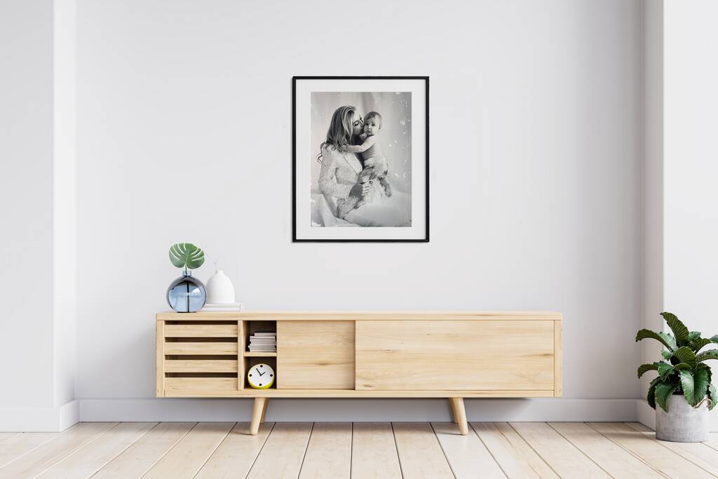 Personalised New Baby Glitter Print Artwork By The Glitter Store by ...