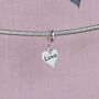 Sterling Silver Love Heart Charm, thumbnail 4 of 7