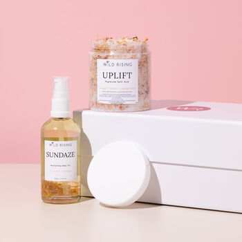 'On Cloud Nine' Bath Salt And Body Oil Gift Set, 2 of 3