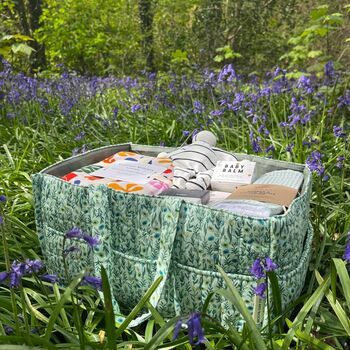 Spring Meadow Nappy Caddy New Baby Gift Hamper, 5 of 12