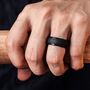 Handmade Unisex Flexible Silicone Wedding Ring, thumbnail 1 of 7
