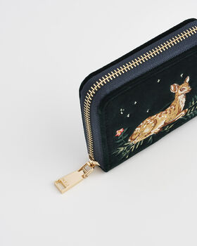 Fawn Embroidered Green Small Purse, 7 of 7