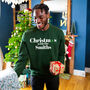 'Christmas With The' Personalised Sweatshirt Jumper, thumbnail 2 of 11