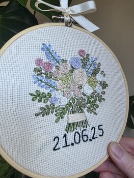 Bridal Bouquet Embroidery, 8 of 8