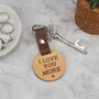 Engraved 'I Love You / More' Keyring Pair For Couples, thumbnail 5 of 7