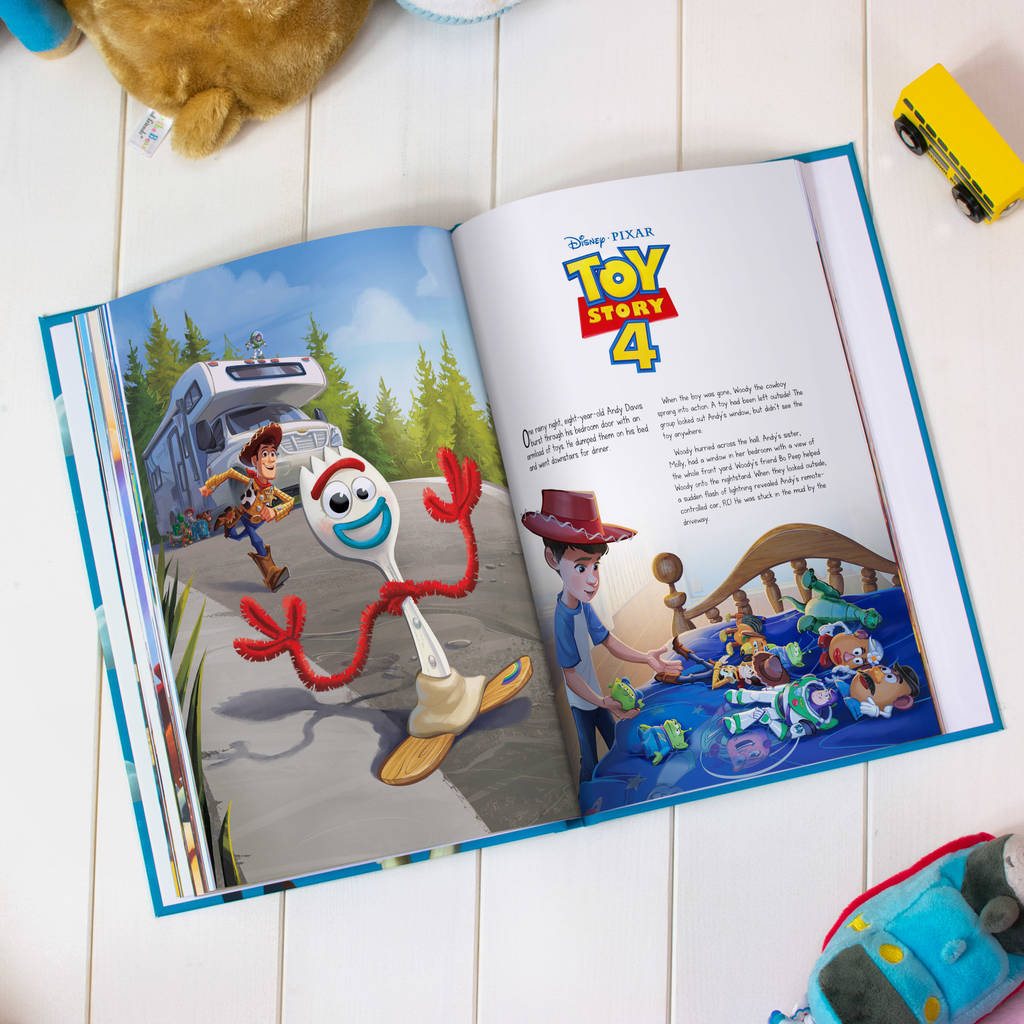 disney toy story 4 personalised book by alice frederick